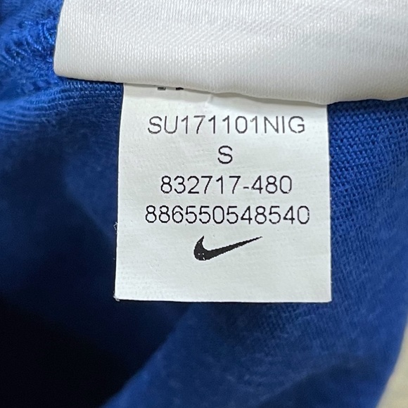 Nike Barcelona Soccer Shirt 832717-480 Small World Cup Spain FCB Royal Blue - Picture 7 of 8